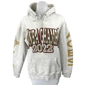 WNBA Unisex Basketball Womens NBA Long Sleeve Hoodie Hooded Sweatshirt Sweater L